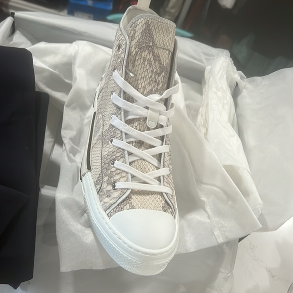 DIOR Python B23 High Top Sneakers Size 47 - Picture 4 of 17